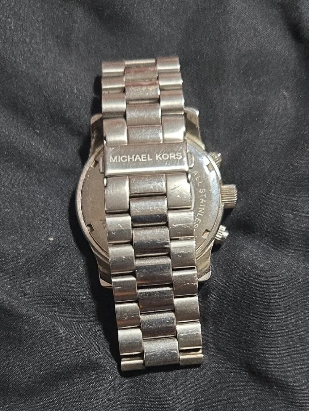 Michael Kors Silver Stainless Steel Men's Chronograph Watch